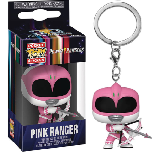 On Hand Pink Ranger Funko Pop! Keychain