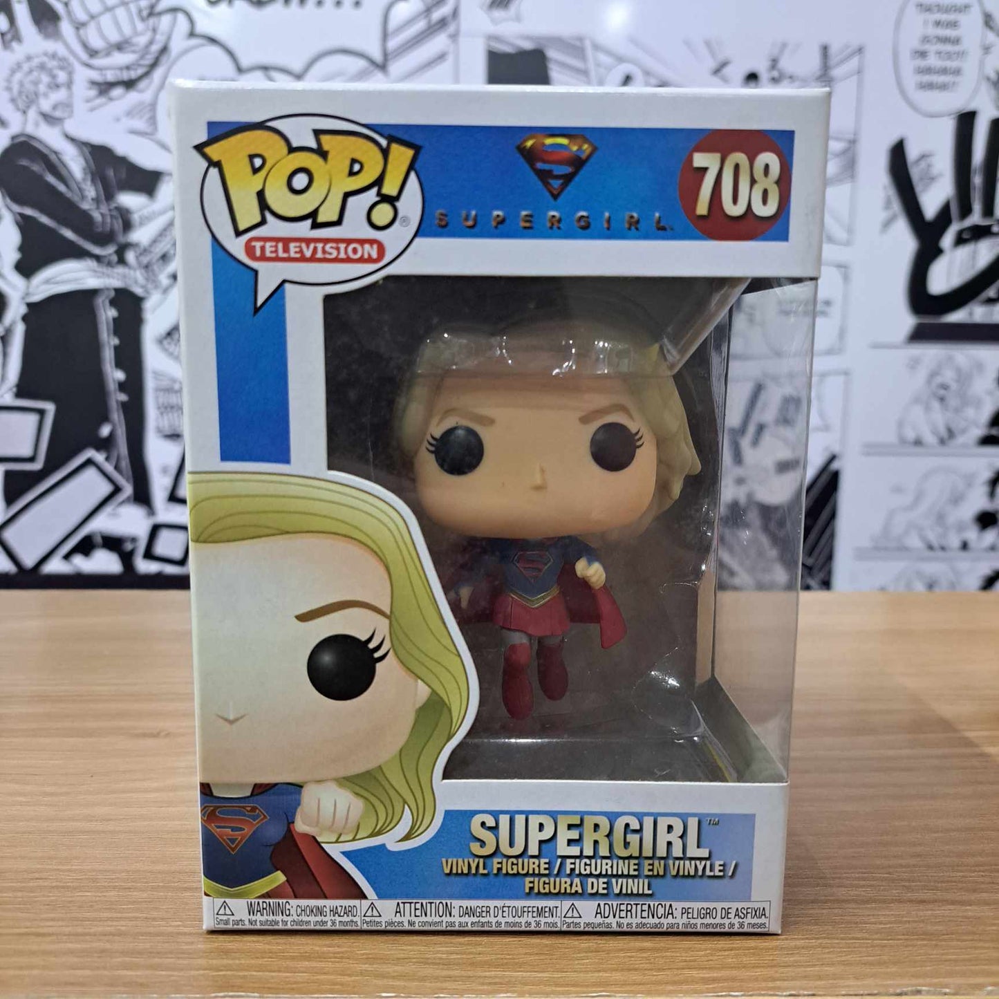 On Hand Supergirl Funko Pop!