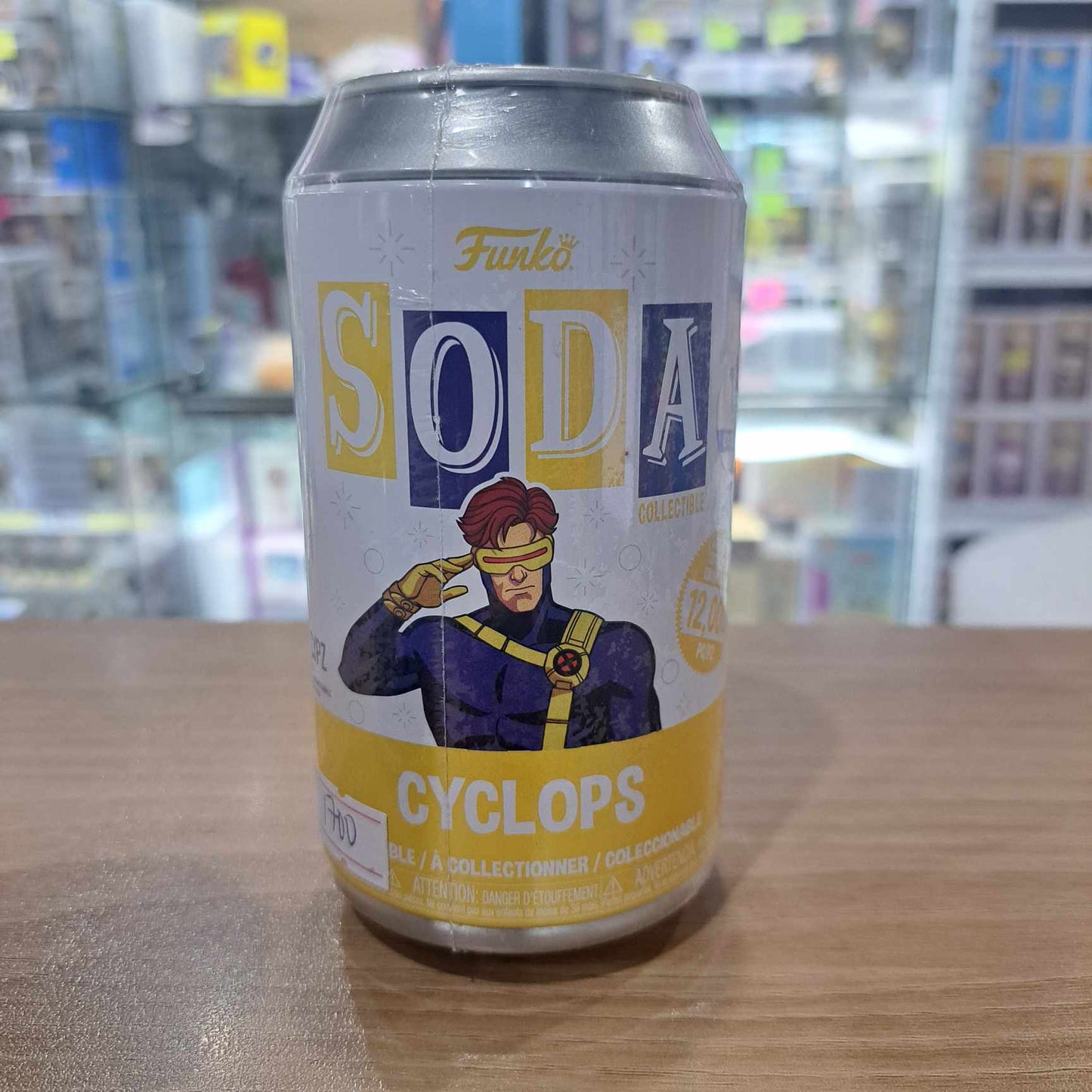 On Hand Cyclops Funko Shop Exclusive Soda Funko Pop!