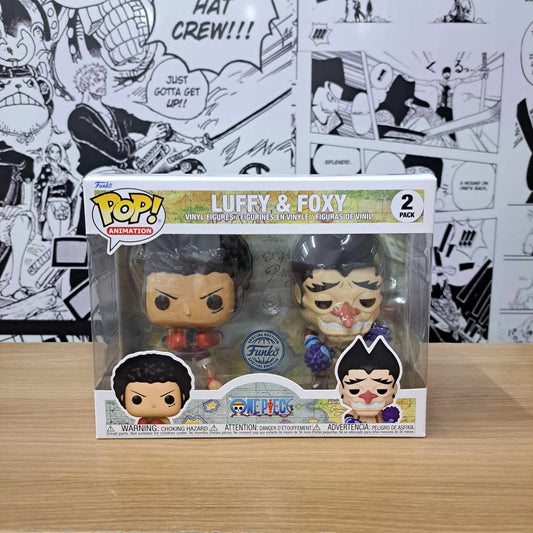 On Hand Luffy & Foxy 2pack Special Edition Exclusive Funko Pop!