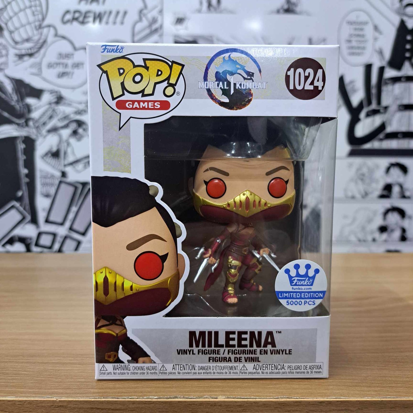 On Hand Mileena LE 5000 Funko Shop Exclusive Funko Pop!