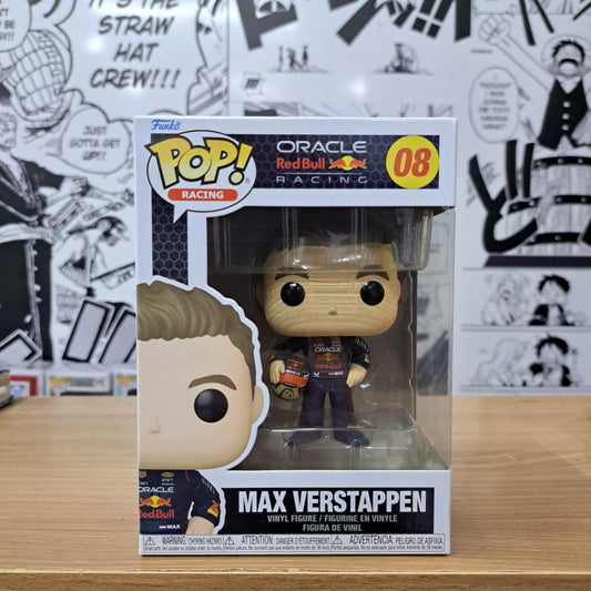 On Hand Max Verstappen w/ Helmet Funko Pop!