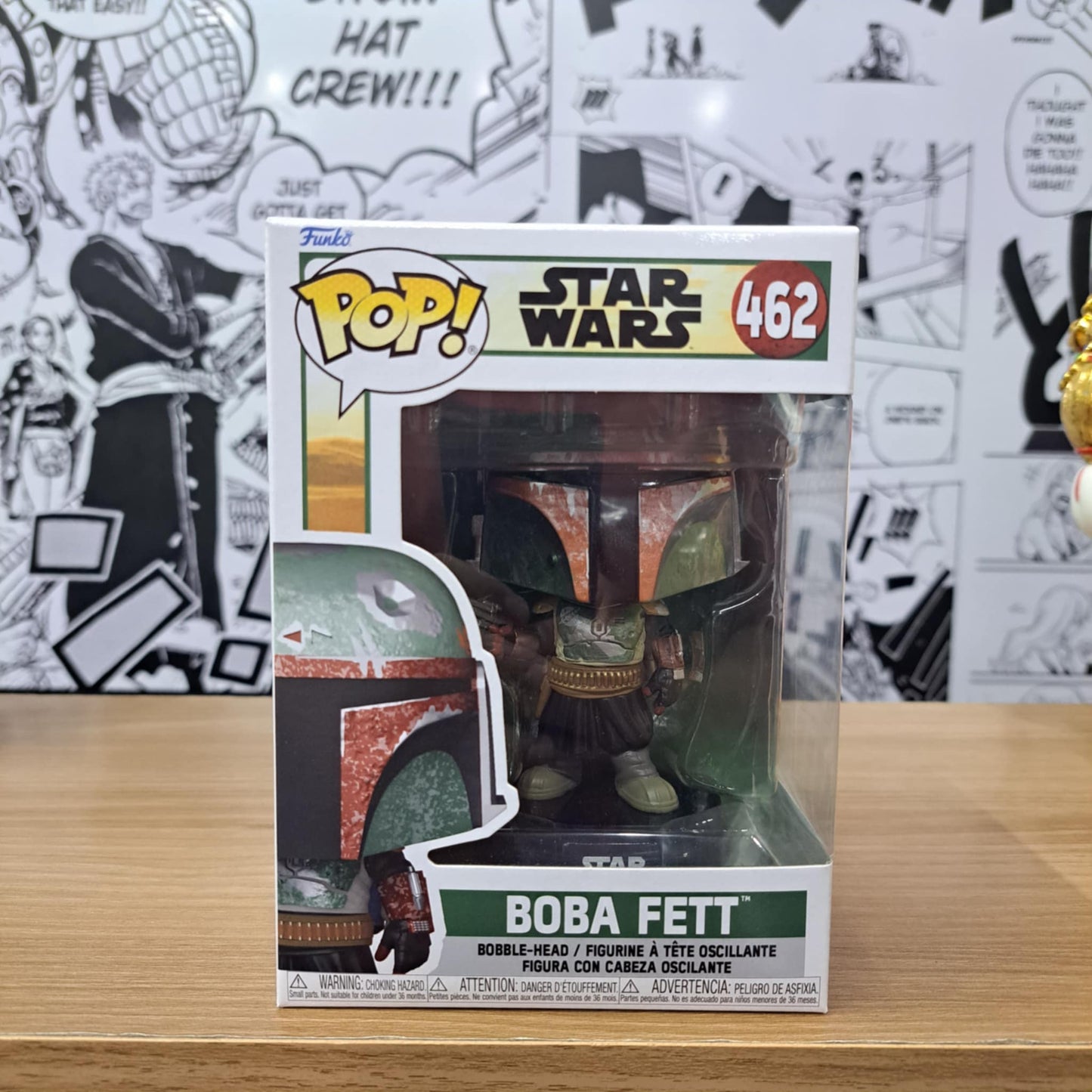 On Hand Boba Fett (Metallic) Funko Pop!