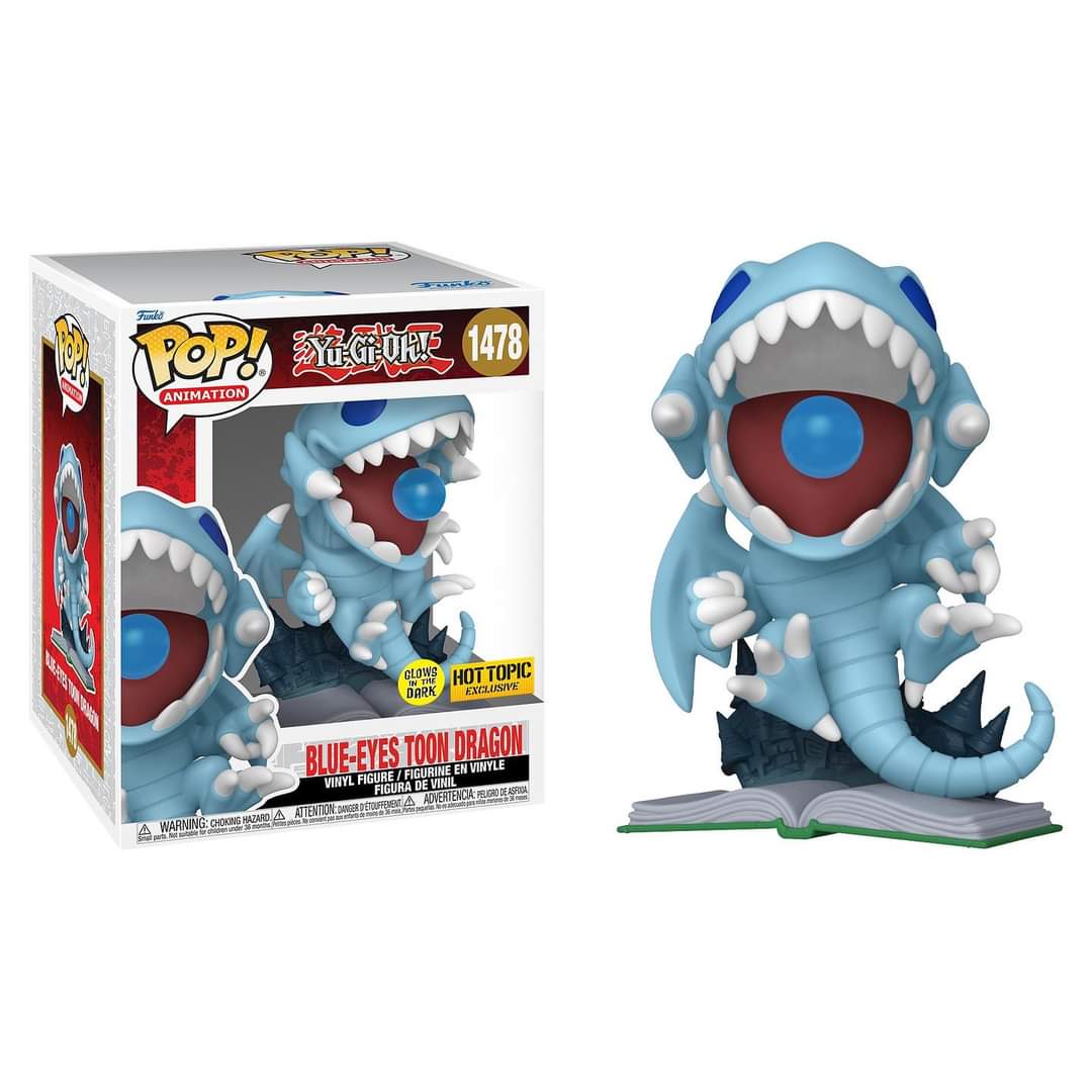 On Hand Blue-Eyes Toon Dragon GITD 6