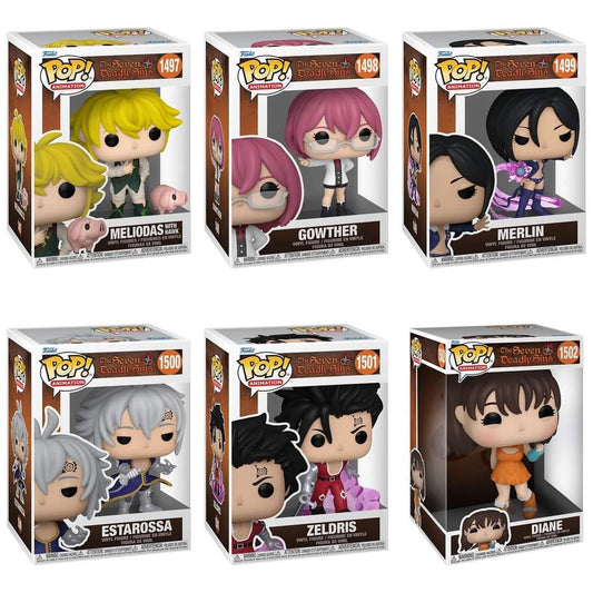 Pre Order Seven Deadly Sins wave 2024 Funko Pop! (SRP 675-3000)