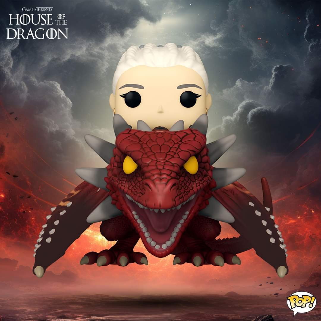 Pre Order Rhaenys Targaryen with Meleys Funko Pop! (SRP 1800)