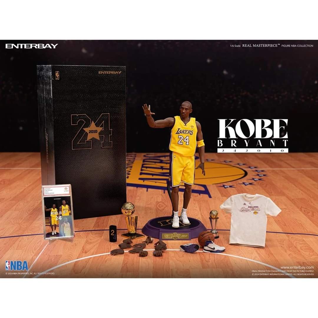 Pre Order NBA Los Angeles Lakers Kobe Bryant 242010 Real Masterpiece Action Figure LE 3000 (SRP 17000)