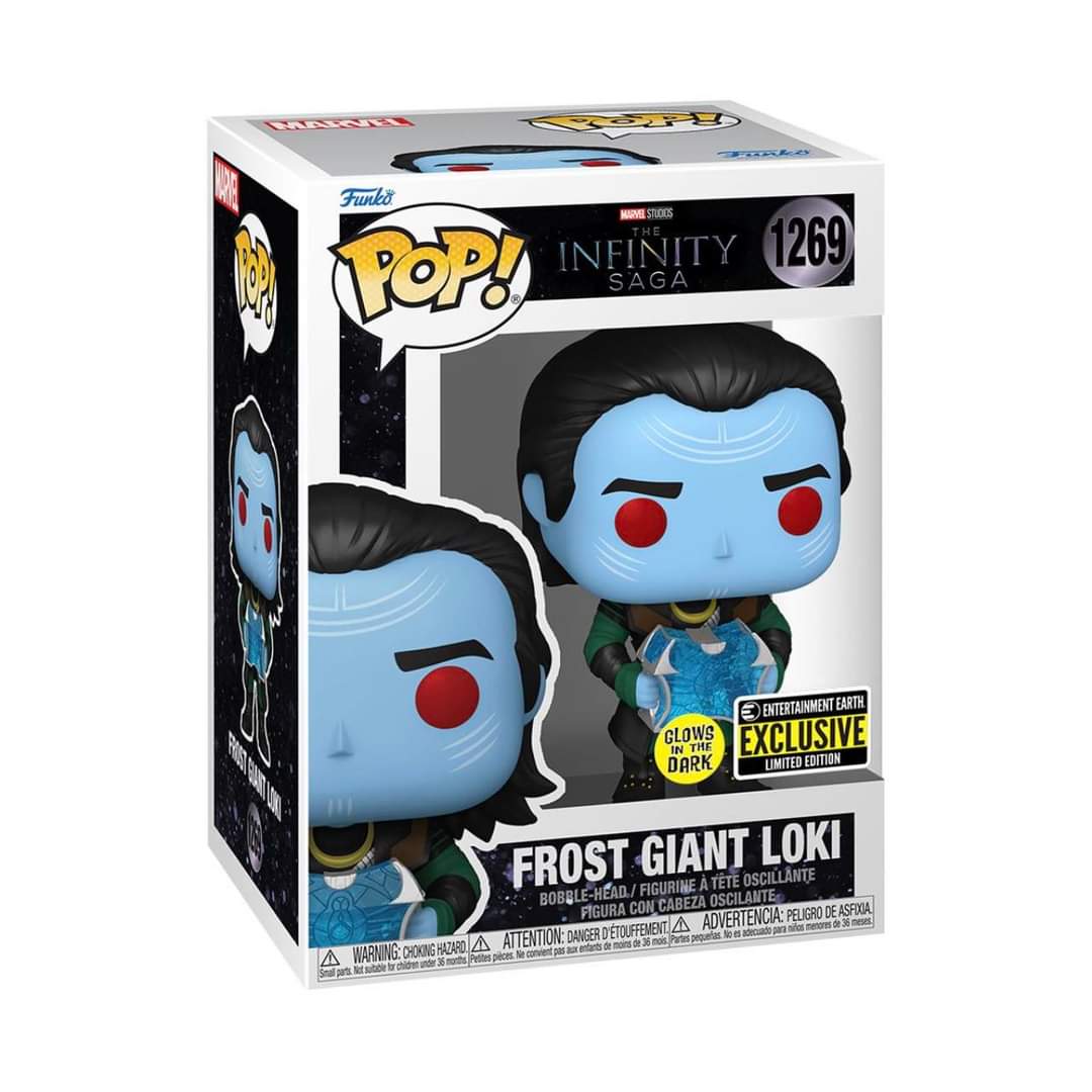 On Hand Frost Giant Loki GITD EE Exclusive Funko Pop!