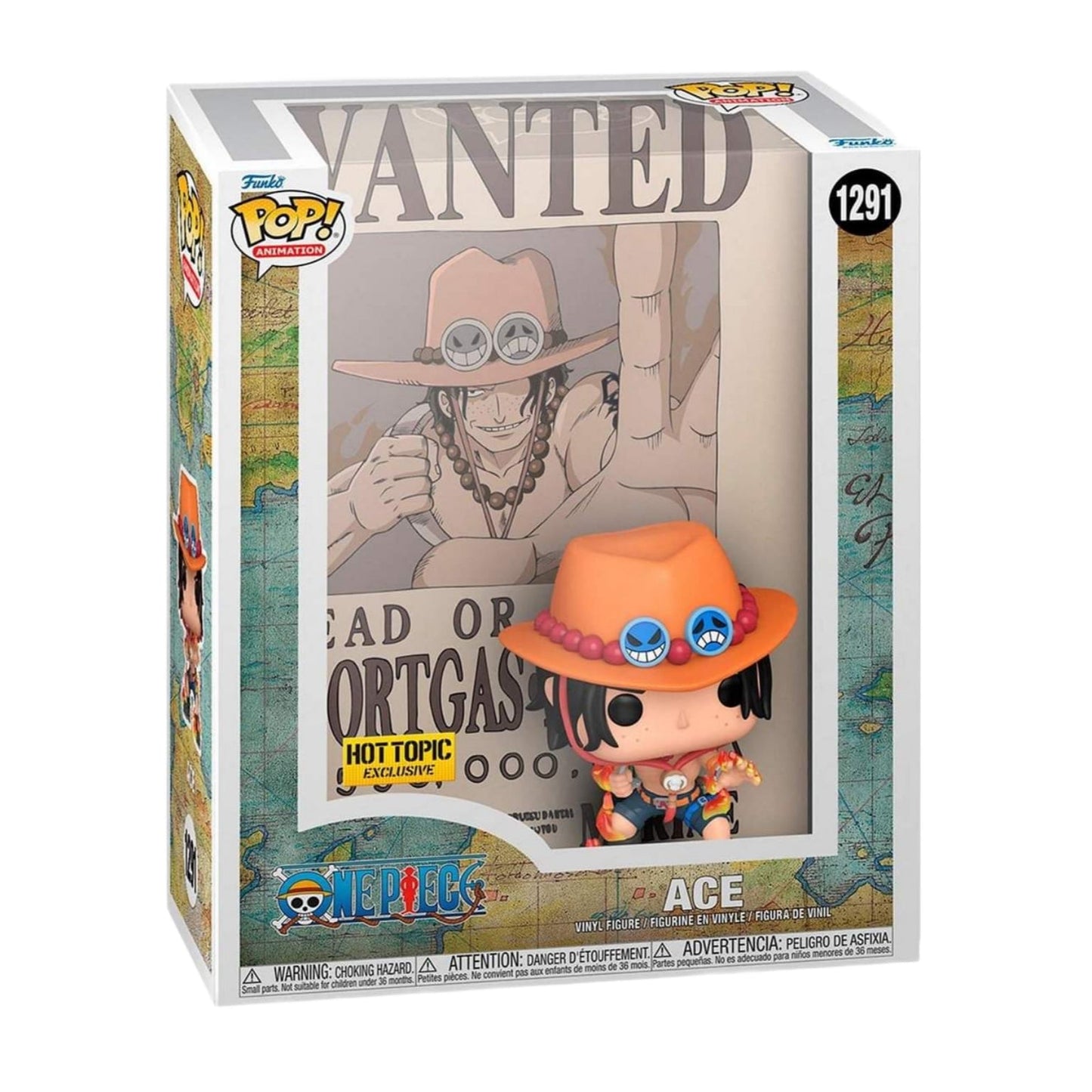 On Hand Ace Pop Poster Hot Topic Exclusive Funko Pop!