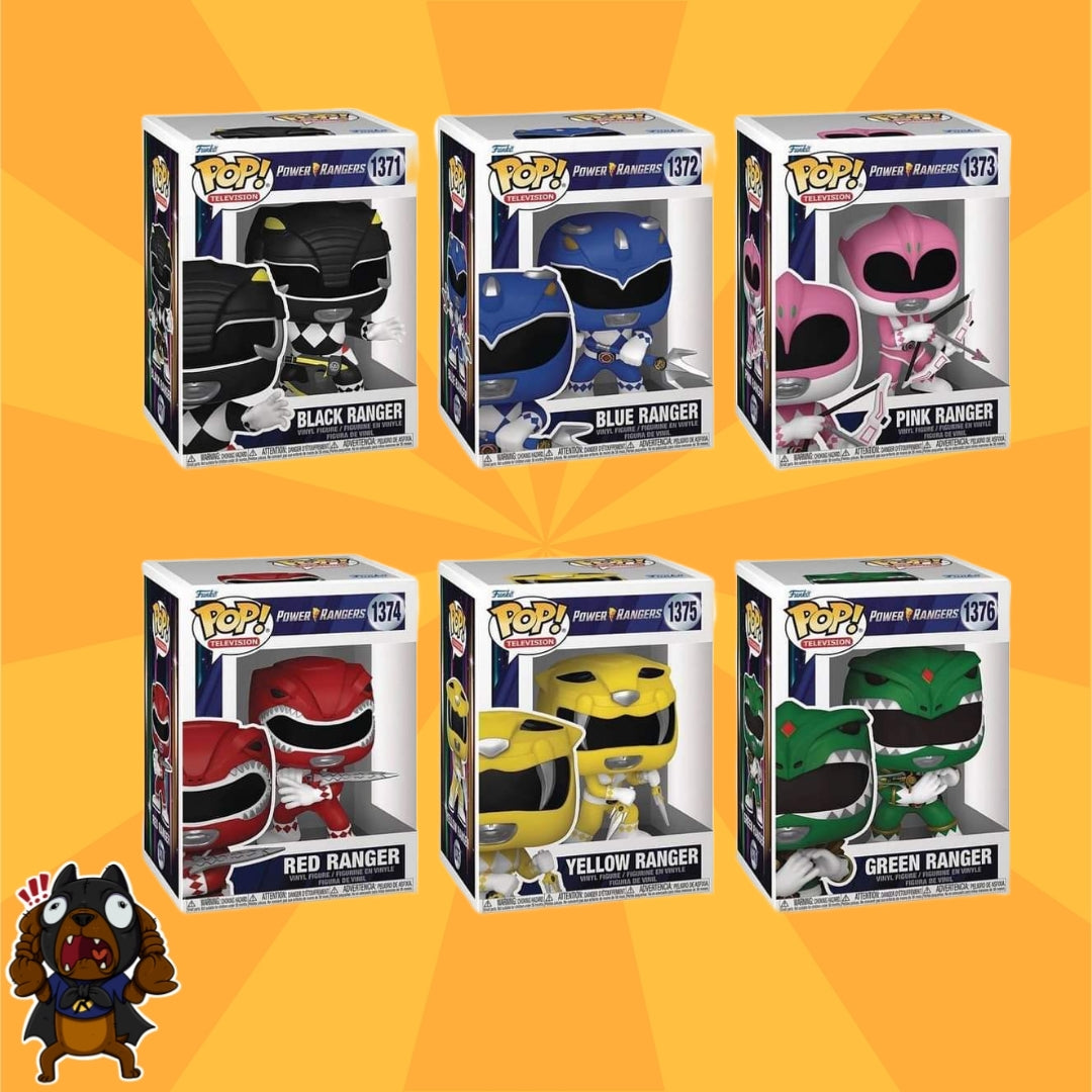 Pre Order Power Rangers Funko Pop!  (SRP 675)