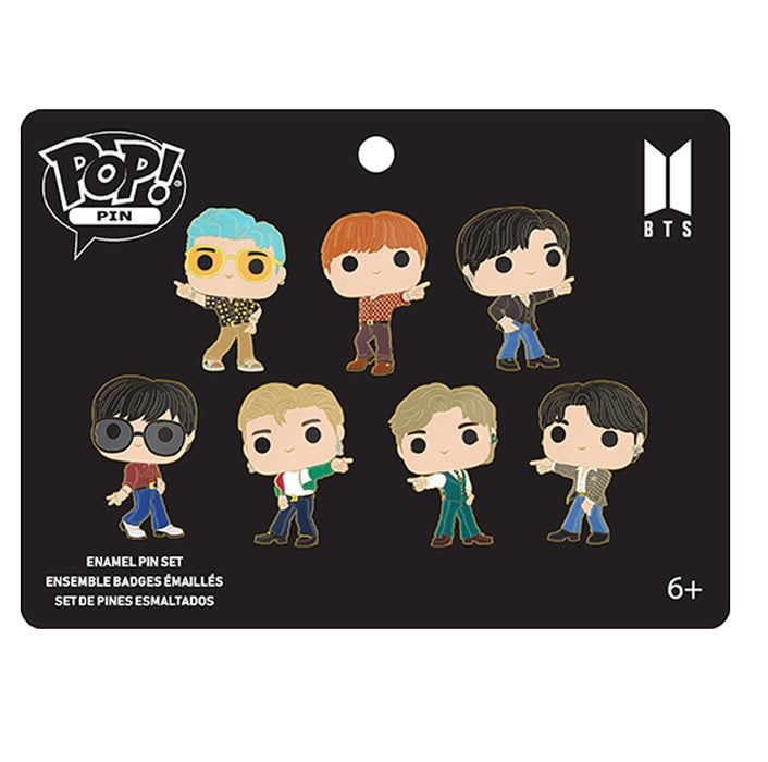 On Hand BTS 7 Pack Pin Set