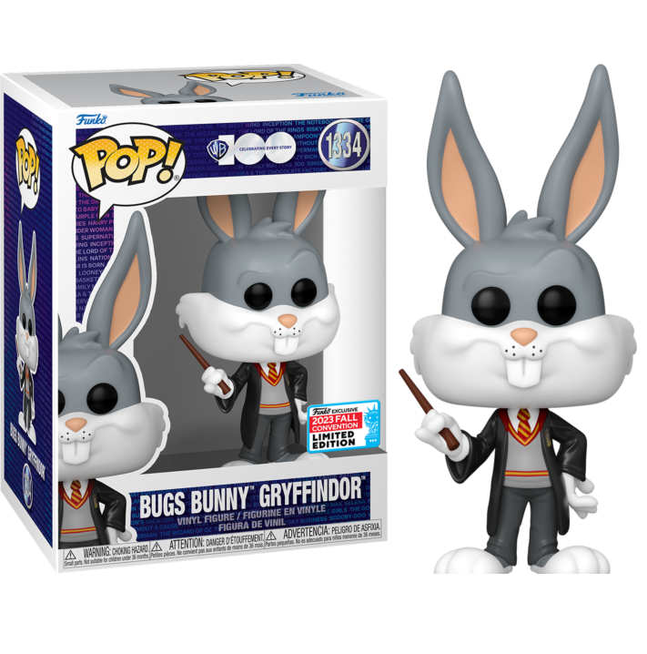 On Hand Bugs Bunny Gryffindor FCE Exclusive Funko Pop!