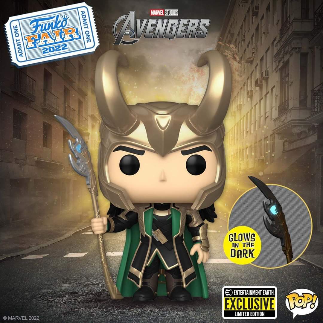 On Hand Loki with Scepter EE Exclusive Funko Pop!