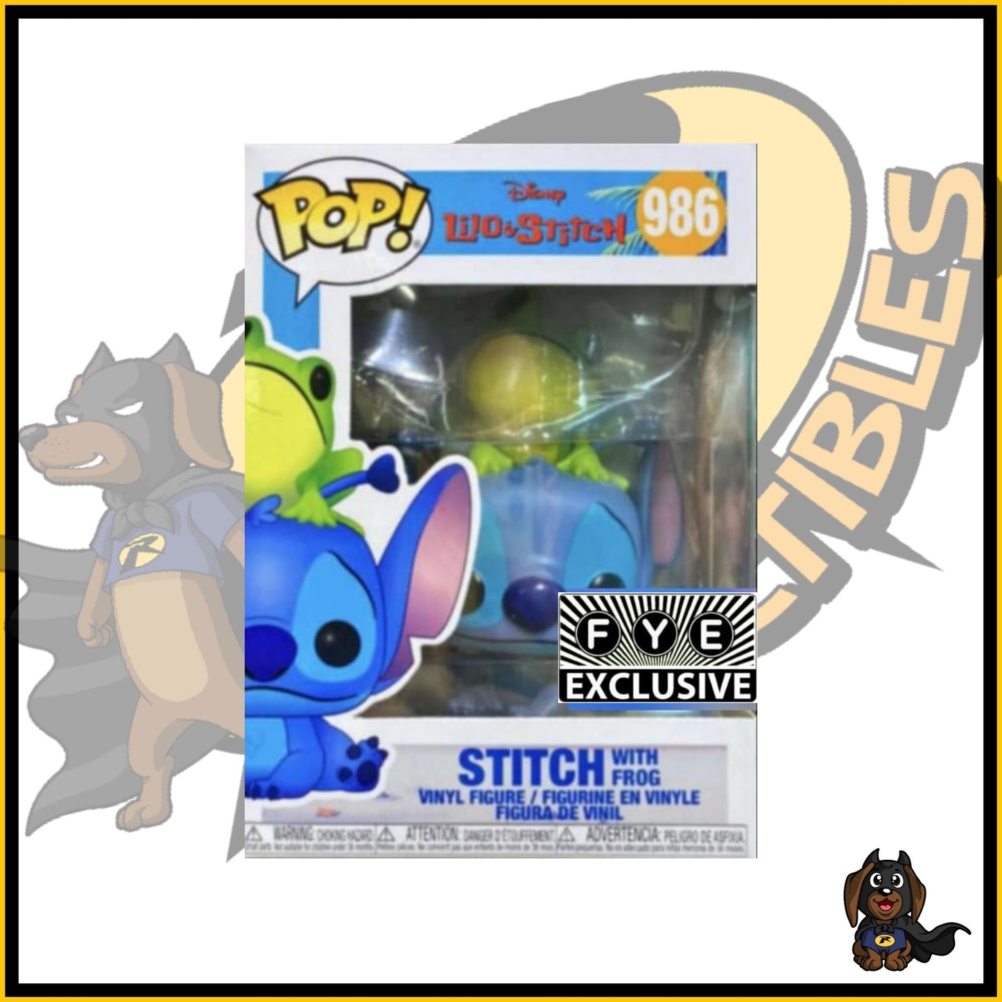 Pre Order Stitch with Frog FYE Exclusive