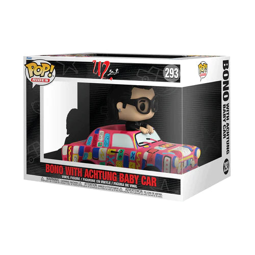 On Hand Bono With Achtung Baby Car Pop Rides Funko Pop!